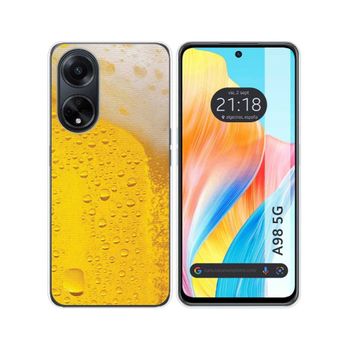 Funda Silicona Oppo A98 5g Diseño Cerveza Dibujos