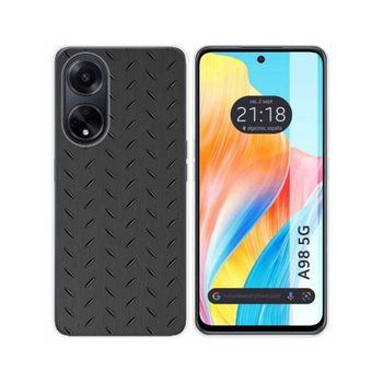 Funda Silicona Oppo A98 5g Diseño Metal Dibujos