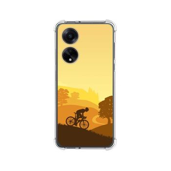 Funda Silicona Antigolpes Oppo A98 5g Diseño Ciclista Dibujos