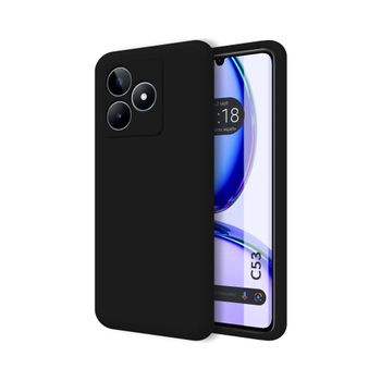  Funda de TPU para Realme C53, Silicona Flexible Negra Slim Fit  Soft Shell Lindo Caso Trasero Bumper Funda Protectora de Goma para Realme  C53 (6,74) - KE11 : Celulares y Accesorios