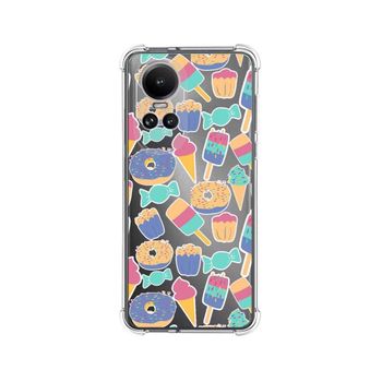 Funda Silicona Antigolpes Oppo Reno 10 5g / 10 Pro 5g Diseño Dulces 02 Dibujos