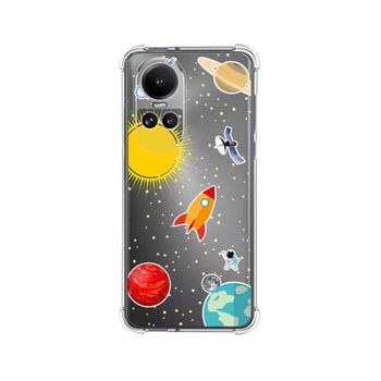 Funda Silicona Antigolpes Oppo Reno 10 5g / 10 Pro 5g Diseño Espacio Dibujos