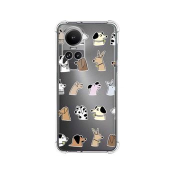 Funda Silicona Antigolpes Oppo Reno 10 5g / 10 Pro 5g Diseño Perros Dibujos