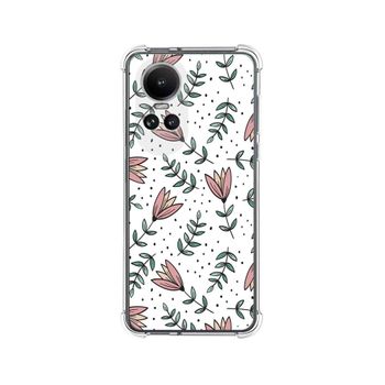 Funda Silicona Antigolpes Oppo Reno 10 5g / 10 Pro 5g Diseño Flores 01 Dibujos