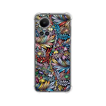 Funda Silicona Antigolpes Oppo Reno 10 5g / 10 Pro 5g Diseño Flores 04 Dibujos