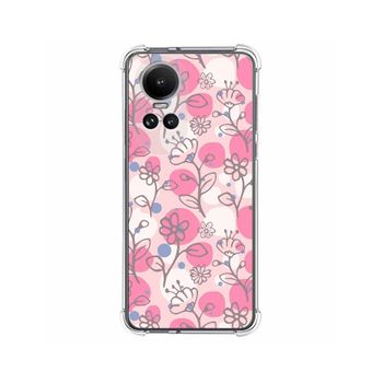 Funda Silicona Antigolpes Oppo Reno 10 5g / 10 Pro 5g Diseño Flores 07 Dibujos