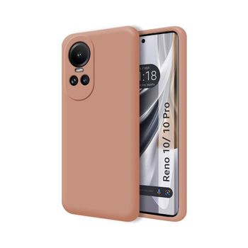 Funda Silicona Líquida Ultra Suave Oppo Reno 10 5g / 10 Pro 5g Color Rosa