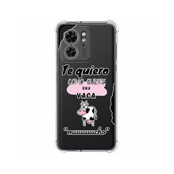 Funda Silicona Antigolpes para Motorola Moto G73 5G diseño Flores 04 Dibujos