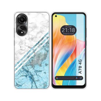 Funda Silicona Oppo A78 4g Diseño Mármol 02 Dibujos