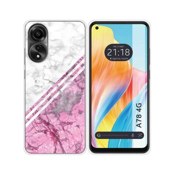 Funda Silicona Oppo A78 4g Diseño Mármol 03 Dibujos