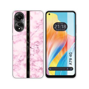 Funda Silicona Oppo A78 4g Diseño Mármol 04 Dibujos