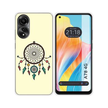 Funda Silicona Oppo A78 4g Diseño Atrapasueños Dibujos