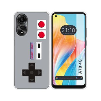 Funda Silicona Oppo A78 4g Diseño Consola Dibujos