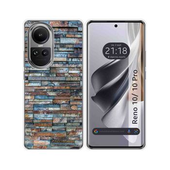 Funda Silicona Oppo Reno 10 5g / 10 Pro 5g Diseño Ladrillo 05 Dibujos