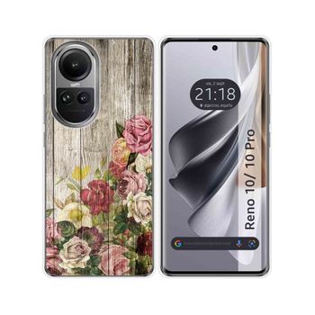 Funda móvil - TUMUNDOSMARTPHONE Oppo Reno 10 5G / 10 Pro 5G, Compatible con Oppo  Oppo Reno 10 5G / 10 Pro 5G, Transparente