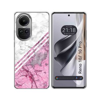 Funda Silicona Oppo Reno 10 5g / 10 Pro 5g Diseño Mármol 03 Dibujos