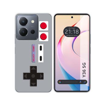 Funda Silicona Vivo Y36 4g / 5g Diseño Consola Dibujos