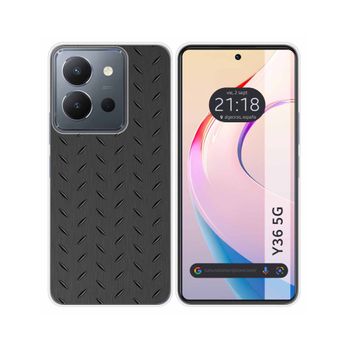 Funda Silicona Vivo Y36 4g / 5g Diseño Metal Dibujos