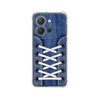 Funda Silicona Antigolpes Vivo Y36 4g / 5g Diseño Zapatillas 01 Dibujos