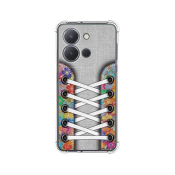 Funda Silicona Antigolpes Vivo Y36 4g / 5g Diseño Zapatillas 04 Dibujos