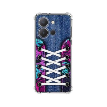 Funda Silicona Antigolpes Vivo Y36 4g / 5g Diseño Zapatillas 06 Dibujos