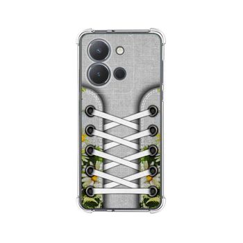 Funda Silicona Antigolpes Vivo Y36 4g / 5g Diseño Zapatillas 08 Dibujos