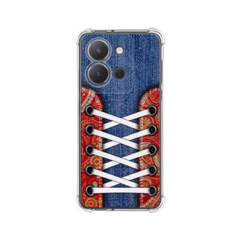 Funda Silicona Antigolpes Vivo Y36 4g / 5g Diseño Zapatillas 11 Dibujos