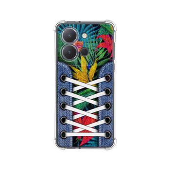 Funda Silicona Antigolpes Vivo Y36 4g / 5g Diseño Zapatillas 12 Dibujos