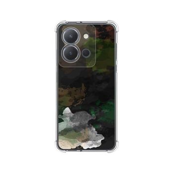 Funda Silicona Antigolpes Vivo Y36 4g / 5g Diseño Acuarela 12 Dibujos