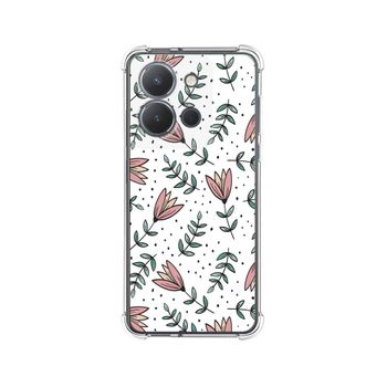 Funda Silicona Antigolpes Vivo Y36 4g / 5g Diseño Flores 01 Dibujos