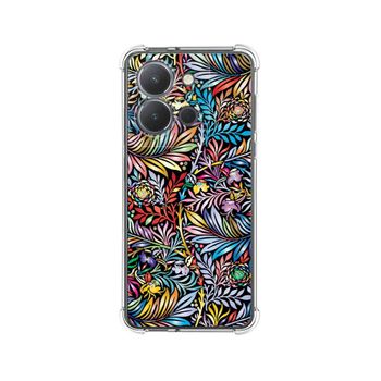 Funda Silicona Antigolpes Vivo Y36 4g / 5g Diseño Flores 04 Dibujos