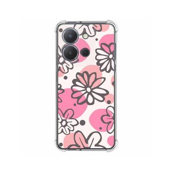 Funda Silicona Antigolpes Vivo Y36 4g / 5g Diseño Flores 09 Dibujos