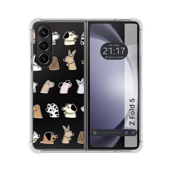 Funda Silicona Antigolpes Samsung Galaxy Z Fold 5 5g Diseño Flores 03  Dibujos con Ofertas en Carrefour