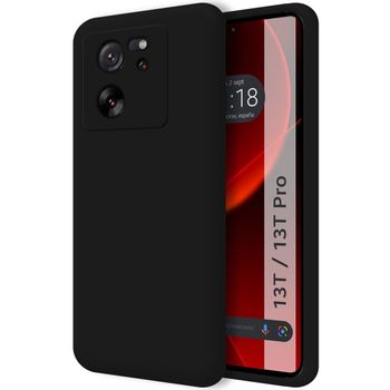 Funda Silicona Líquida Ultra Suave Para Xiaomi 13t / 13t Pro 5g Color Negro