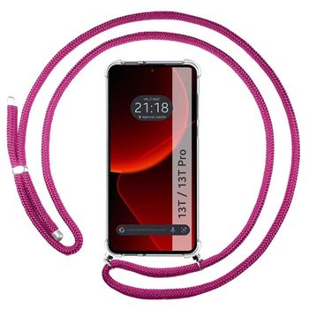 Funda Colgante Transparente Xiaomi Redmi 9t Con Cordon Rosa Fucsia con  Ofertas en Carrefour