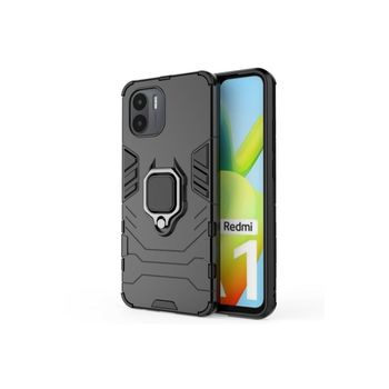 Funda Tough Armor Con Anillo Giratorio Negra Para Xiaomi Redmi A1 / A2