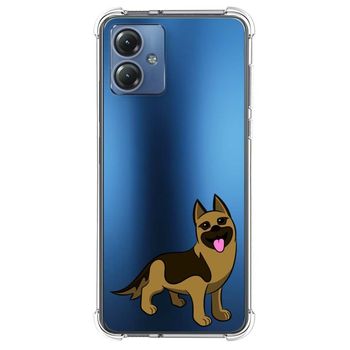 Motorola Moto G84 5G Funda Colgante transparente con cordón color