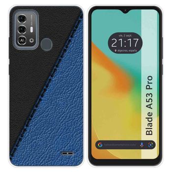 MILEGAO - Funda para ZTE Blade A53 Pro 4G, funda magnética de piel