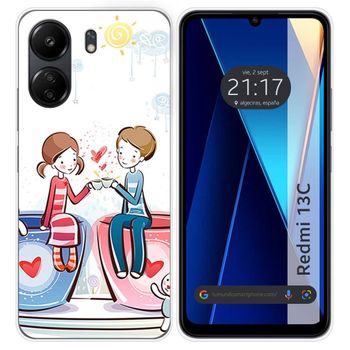 Funda Gel Tpu Tipo Carbon Negra Xiaomi Redmi A2 con Ofertas en Carrefour