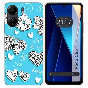 Funda móvil - Xiaomi Poco C65 TUMUNDOSMARTPHONE, Xiaomi, Xiaomi Poco C65,  Azul