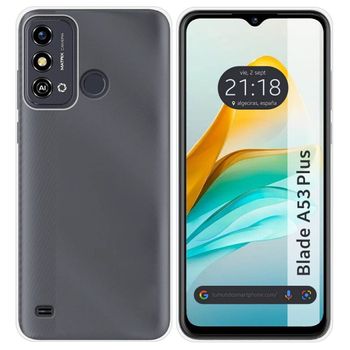 Funda ZTE Blade A53 Pro (4G) Carcasa Silicona Gel TPU Transparente