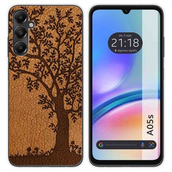 Funda Silicona Para Samsung Galaxy A05s Diseño Cuero 03 Dibujos