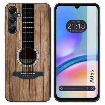 Funda Silicona Para Samsung Galaxy A05s Diseño Madera 11 Dibujos