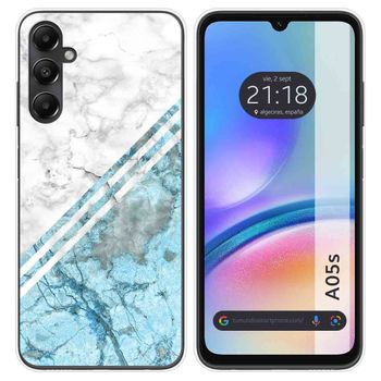 Funda Silicona Para Samsung Galaxy A05s Diseño Mármol 02 Dibujos