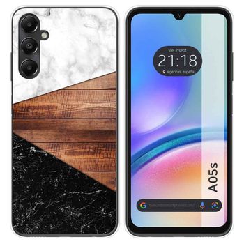 Funda Silicona Para Samsung Galaxy A05s Diseño Mármol 11 Dibujos