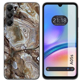 Funda Silicona Para Samsung Galaxy A05s Diseño Mármol 14 Dibujos