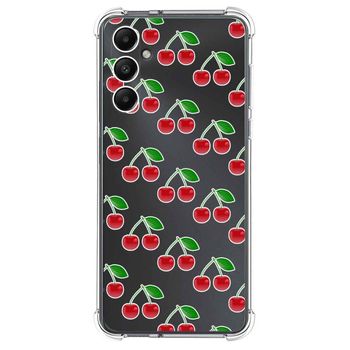 Funda Silicona Antigolpes Para Samsung Galaxy A05s Diseño Cerezas Dibujos