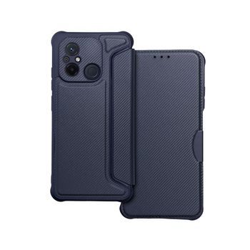 Funda Libro Magnética Antigolpes Para Xiaomi Redmi 12c Color Azul