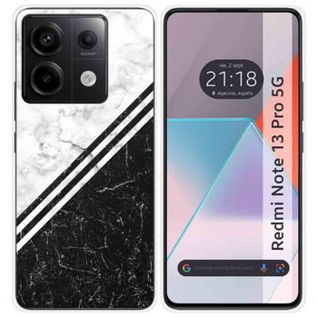 Funda Silicona Gel Tpu Negra Para Xiaomi Redmi Note 13 Pro 5g con