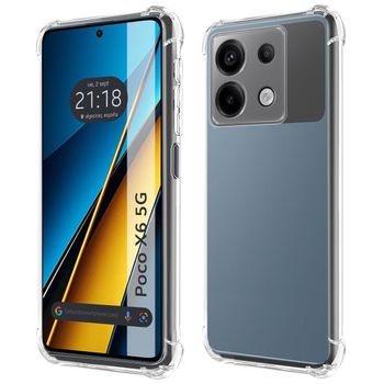 Funda Silicona Antigolpes Transparente Para Xiaomi Poco X6 5g